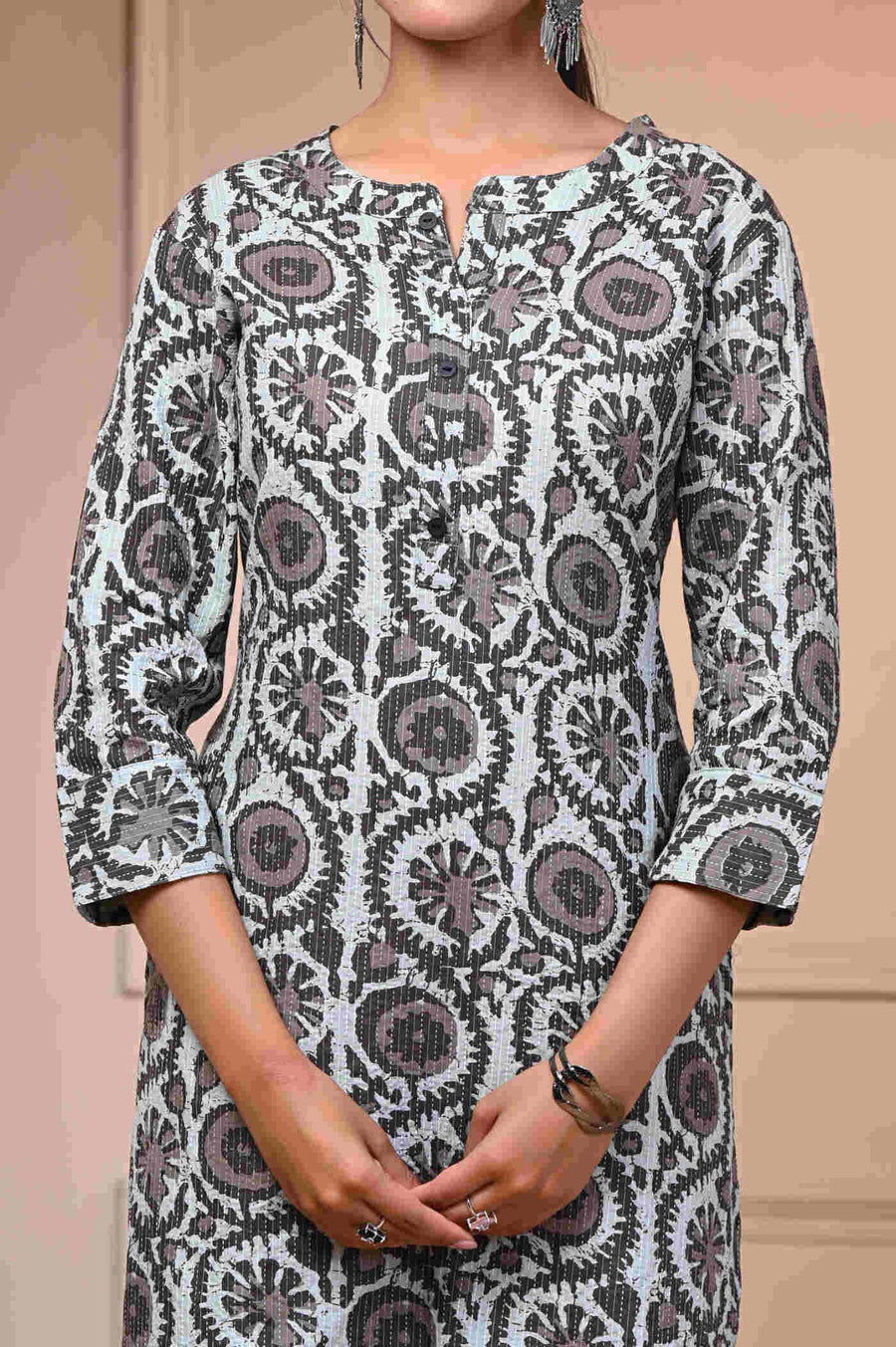 Elegant Printed Kurti - Stylish & Comfortable