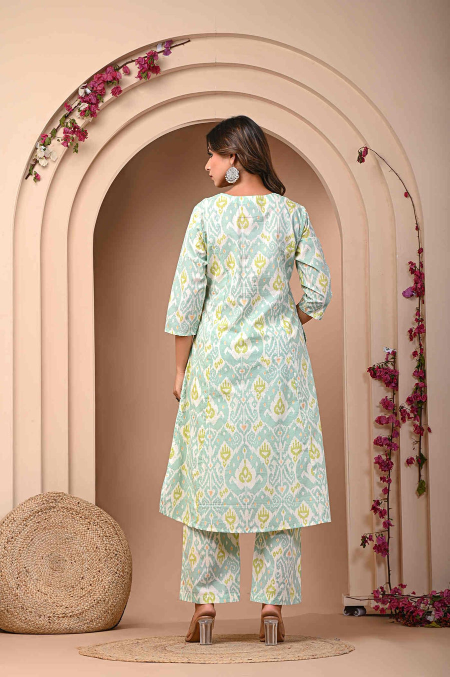 Embrace Effortless Elegance with Aaronee Pure Cotton Kurti with Pant Set