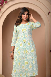 Embrace Effortless Elegance with Aaronee Pure Cotton Kurti with Pant Set