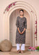 Brown Straight Printed Pure Cotton Kurtis