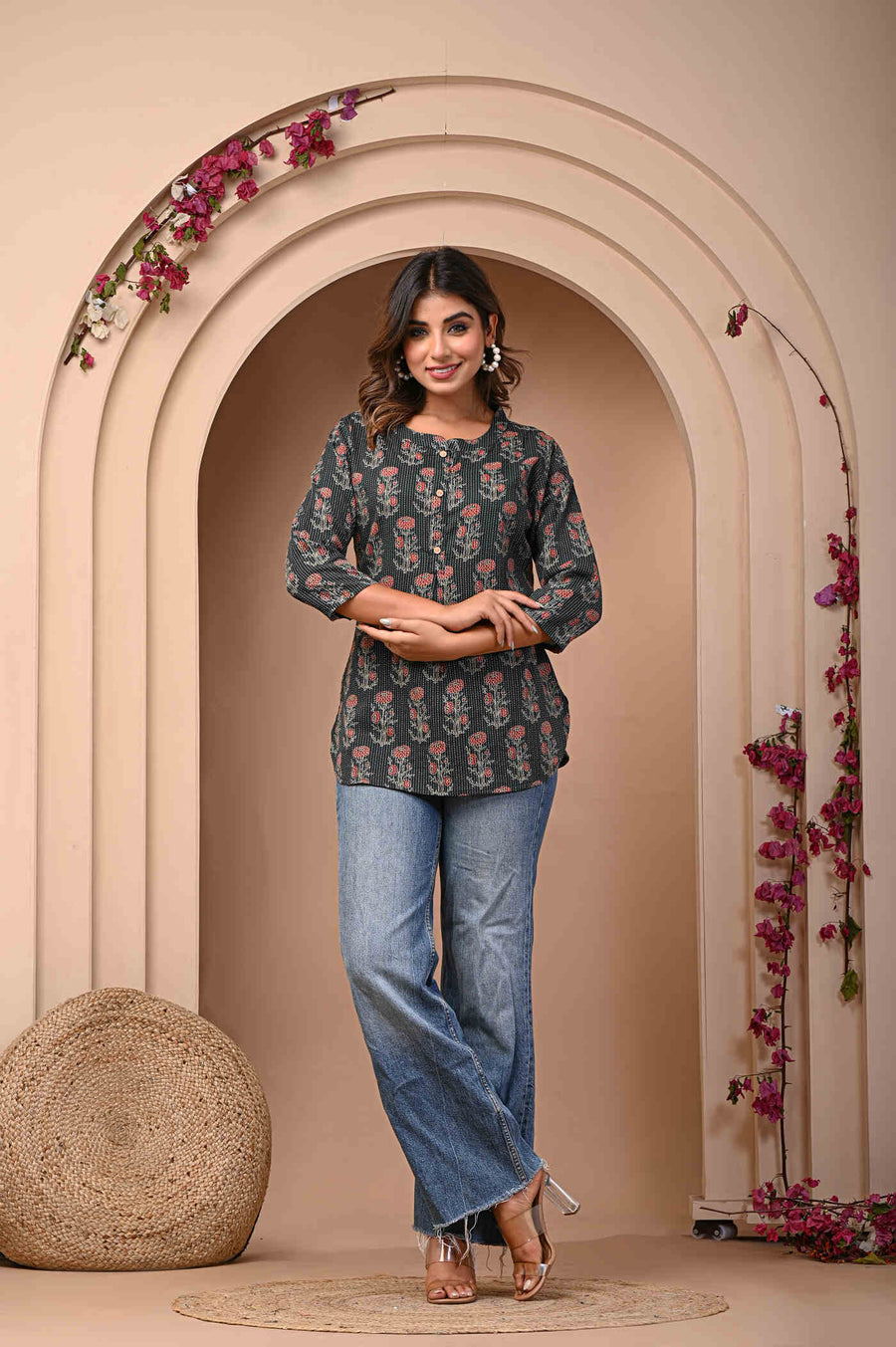 Embrace Comfort and Style with a Round Neck Kurti