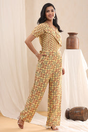 Indo-Western Jumpsuits in Modal Chanderi Fabric