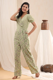 Indo-Western Jumpsuits in Modal Chanderi Fabric