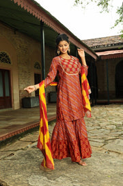 Sharara Set for Women with Dupatta - Aaronee Ethnic Wear