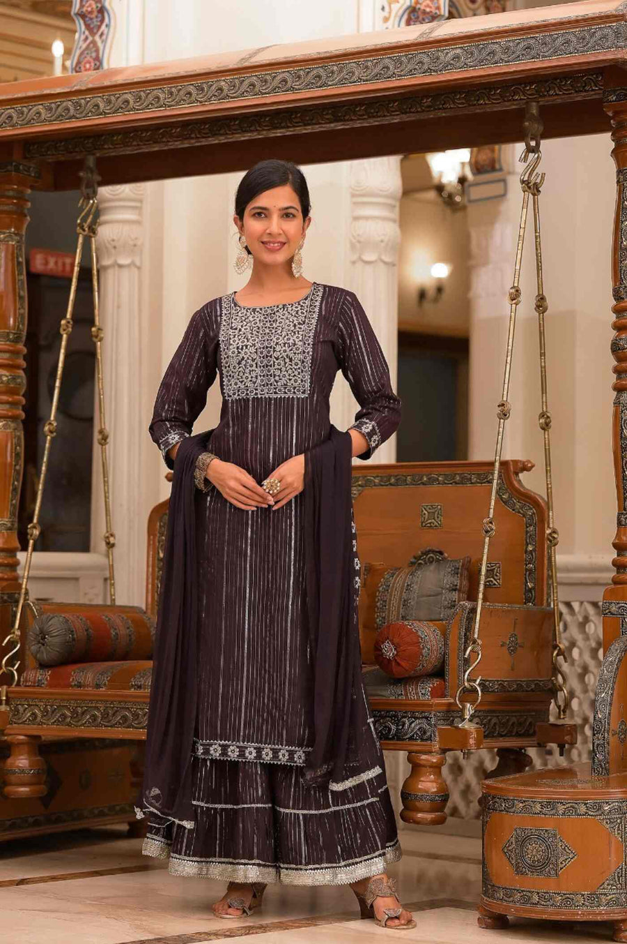 Sharara Set for Women with Dupatta - Elegant Ethnic Wear