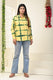 Yellow Tye and Dye Shirts for Women in Indo-Western Style