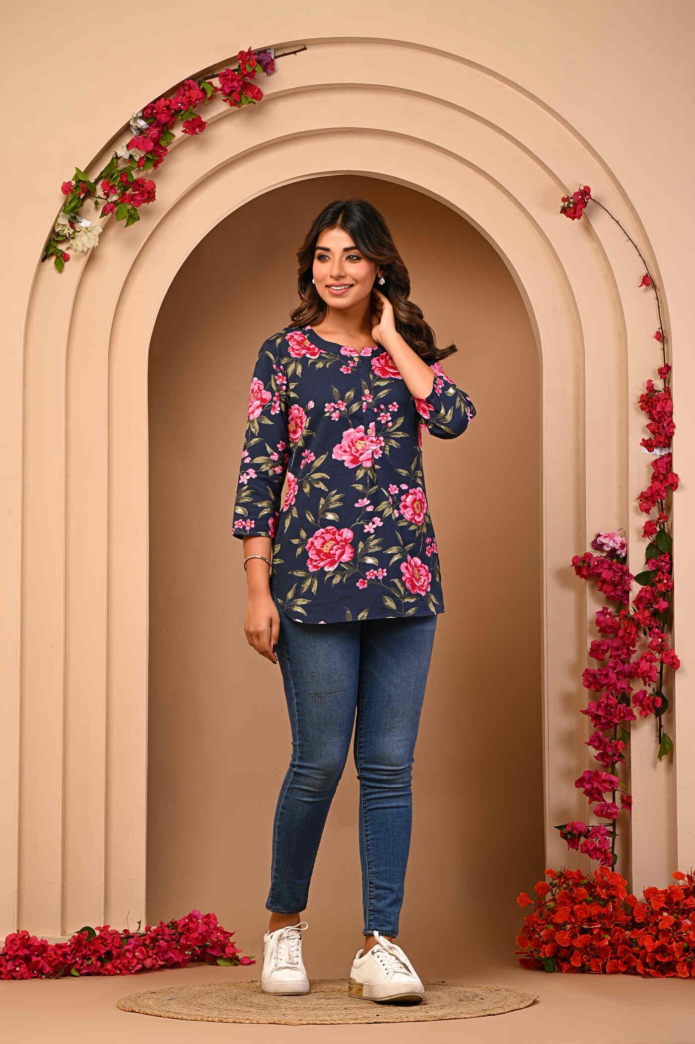 Short Kurti for Women - Stylish Ethnic Wear | Aaronee