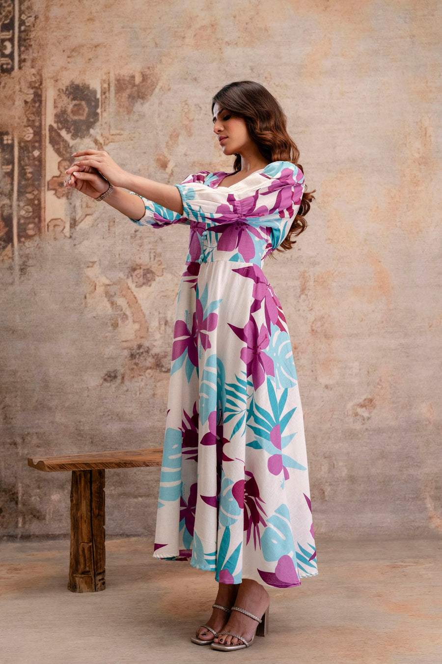 Stylish floral ethnic wear for women