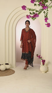 Elegant Floral Dpatta Set for Women