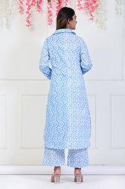 Print Kurta & Pant Set: Comfort and Style in Pure Cotton